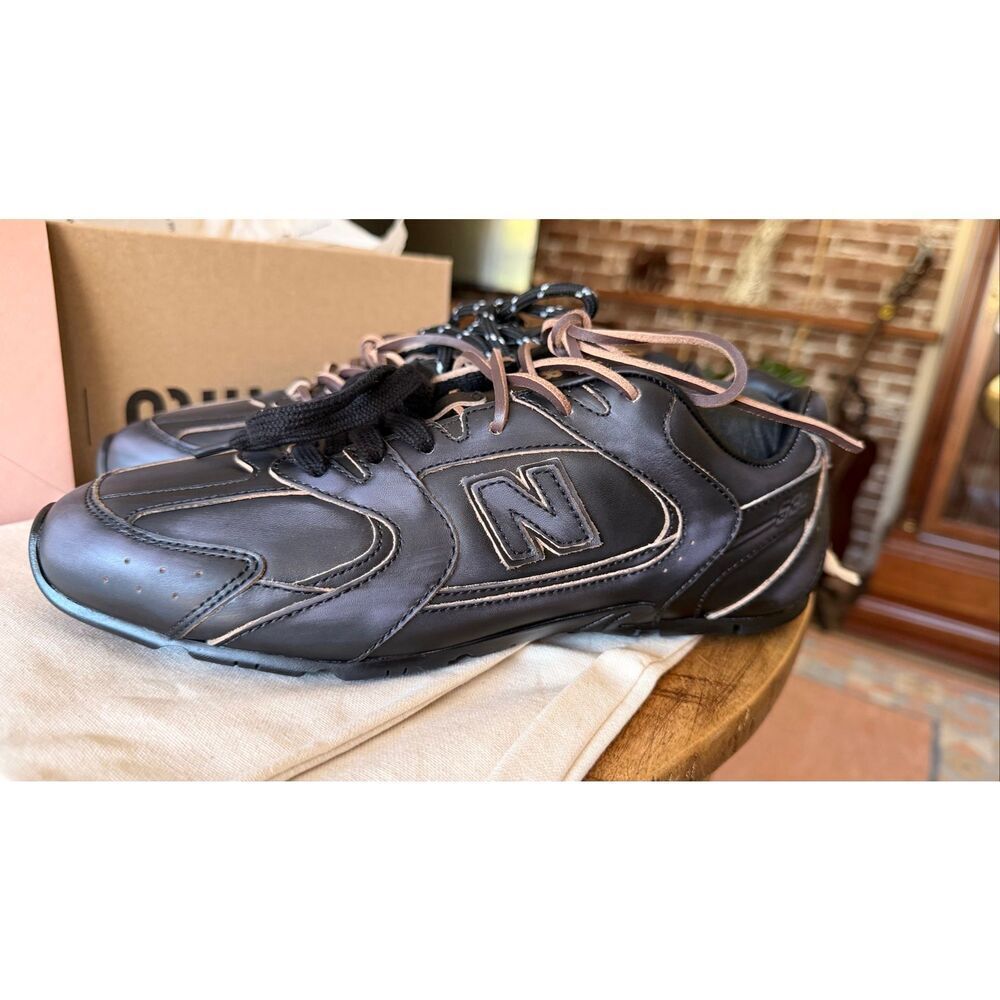 Italian Crafted Black Genuine Aged Leather Sneakers EU 39 W/8.5 M /6.5 Unisex
